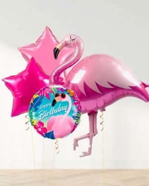 Розовый фламинго воздушный шар Byunch
