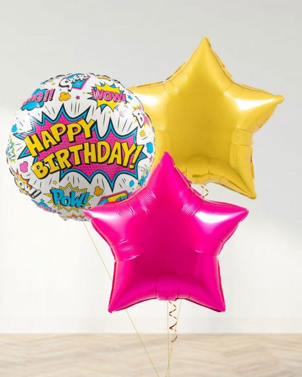 Bright Birthday Balloon Set