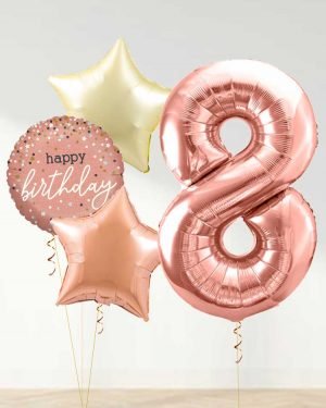rosegold-mix-number-balloon-bunch